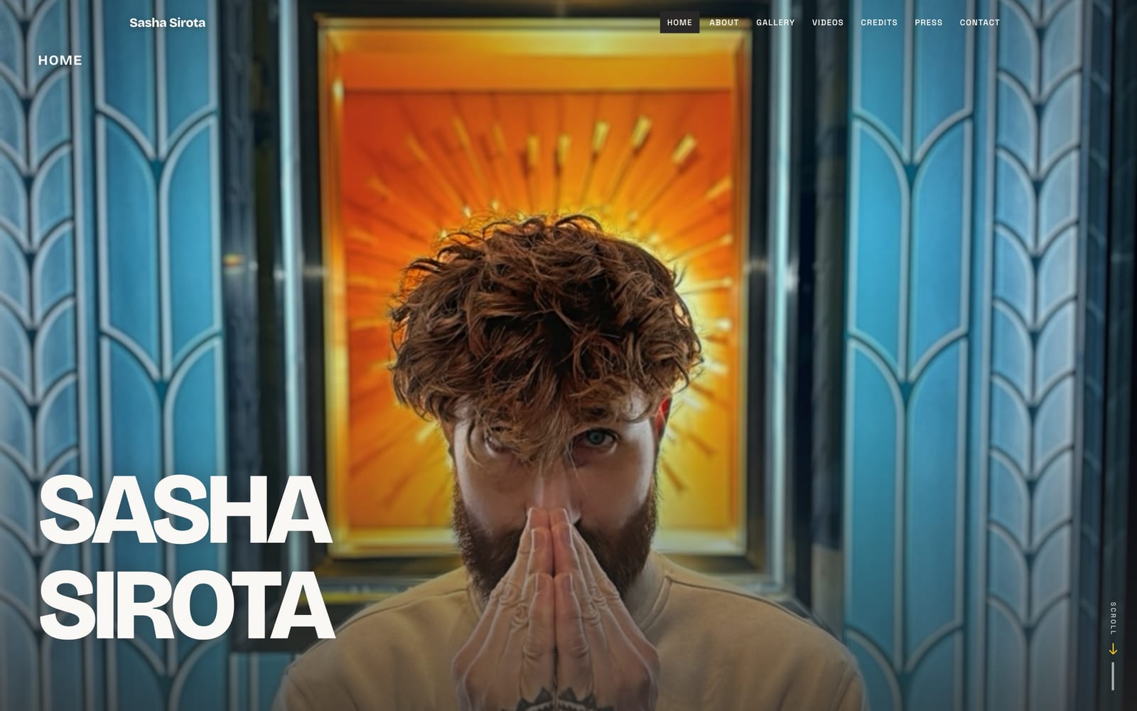 Sasha Sirota website preview